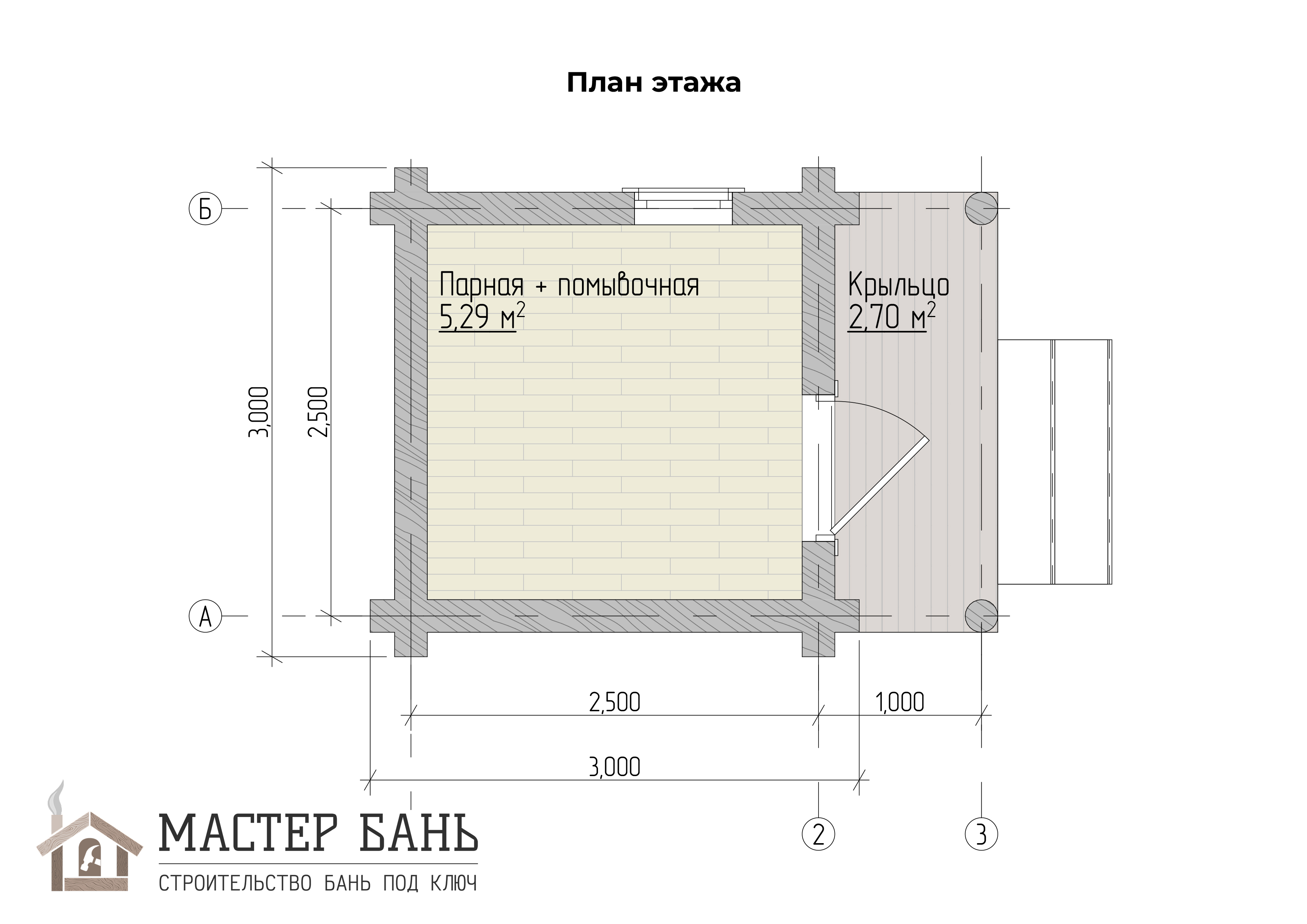 Схема бани баня бревно новая